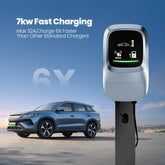APP Electric Car Charger 7kw 11kw Type 2 EV Charging Station CCS GB Interface 16A/32A Rated  5m Cable Fast Charging Wallbox